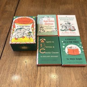 Vintage Christmas nutshell library hardcover by Hilary Knight